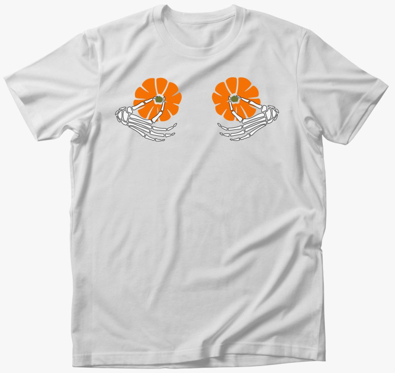 Halloween pumpkin hands majica