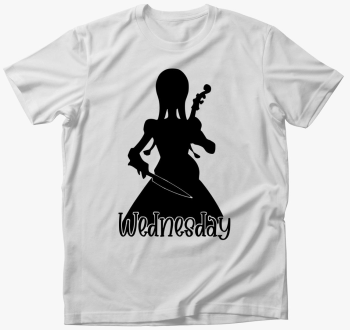 Wednesday Addams silhouette majica