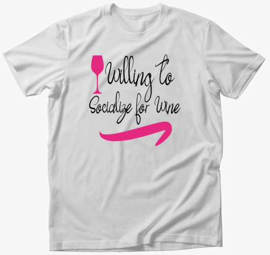 wine socialize majica