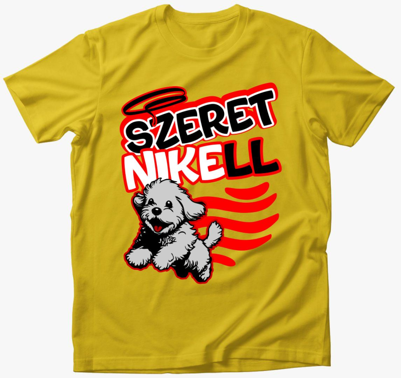 Szeretni kell kutyusos majica