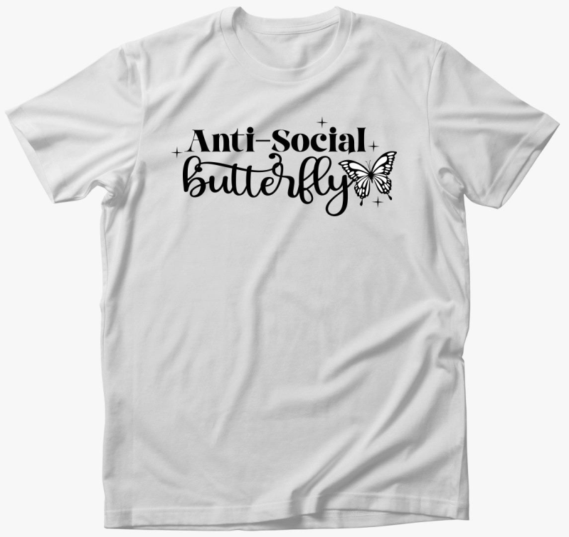 antisocial butterfly majica