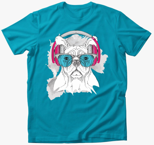 Frenchie Headphones majica