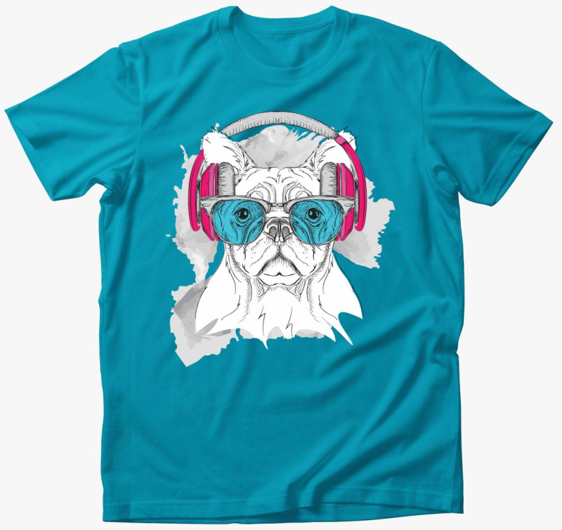 Frenchie Headphones majica