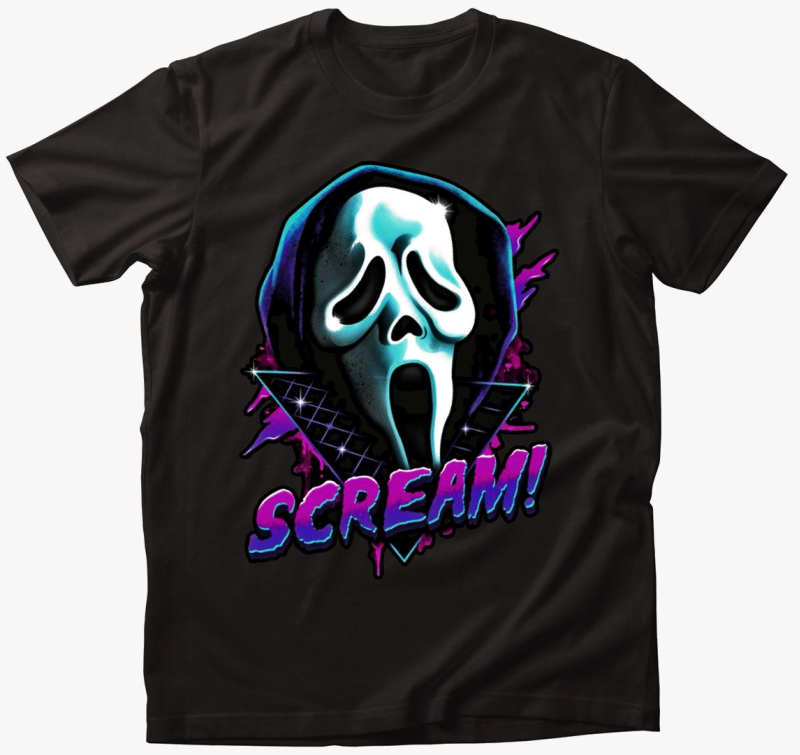 Scream maszk majica