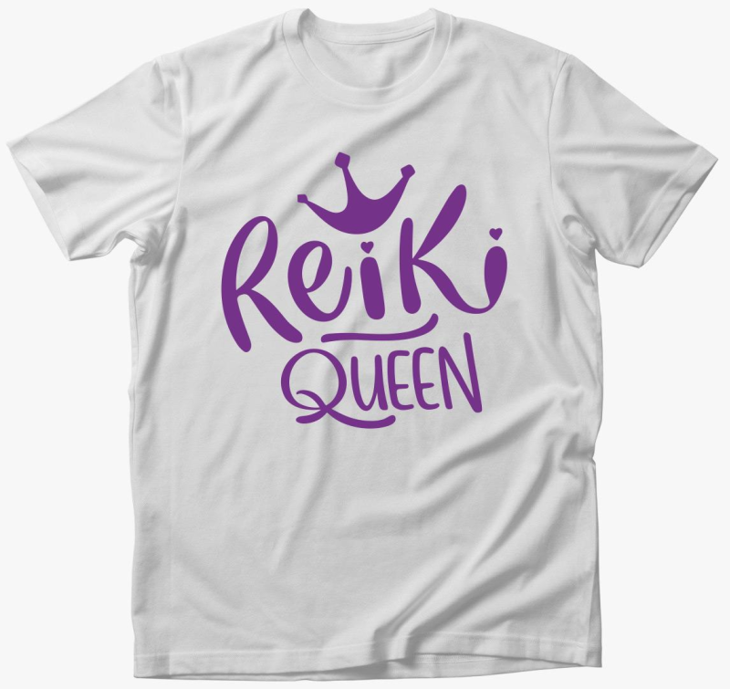 reiki queen vijolična majica
