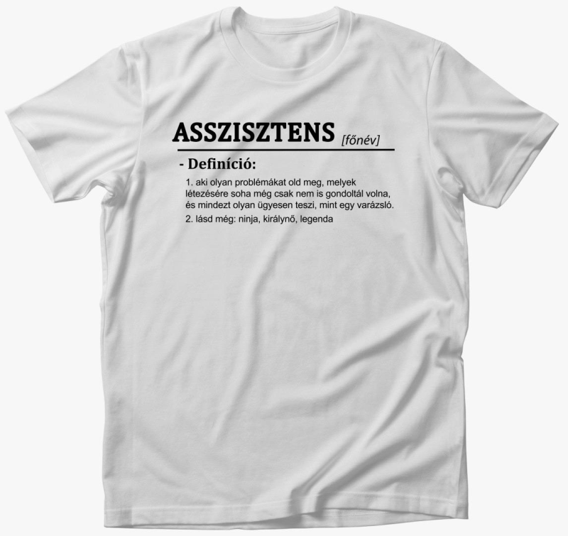 Asszisztens majica