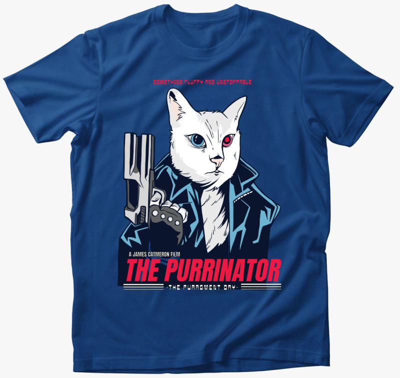 The Purrmimator majica