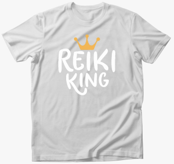 Reiki king bela majica