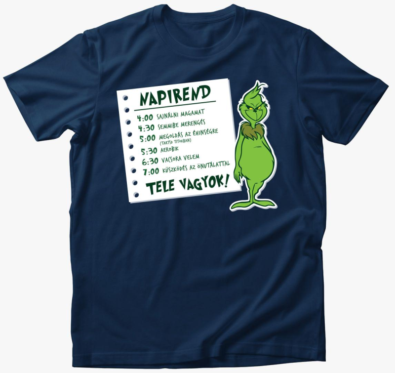 Grincs napirend majica