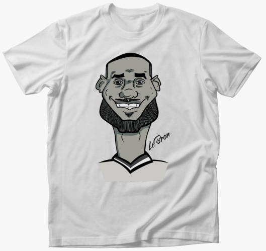 LeBron caricature majica