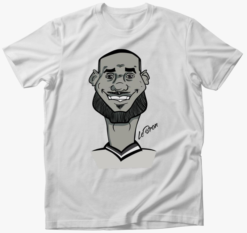LeBron caricature majica