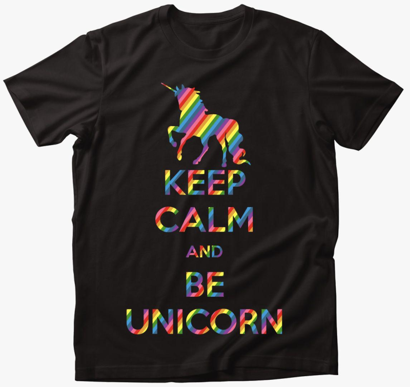 Csak nyugi in unikornis majica