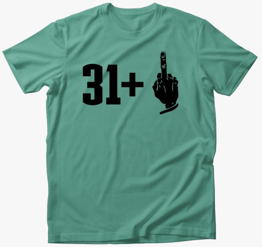 30+1 majica - Egyedi