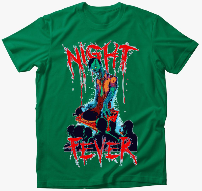 Zombi DJ - Night Fever majica