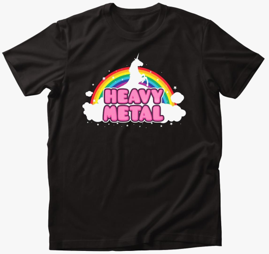 Unikornis Heavy Metal majica