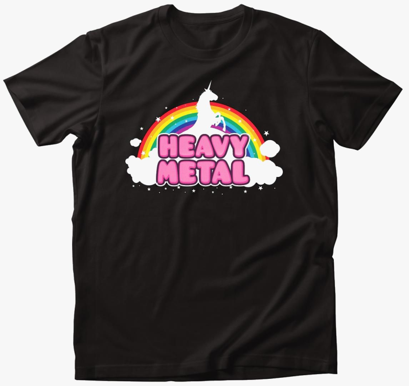 Unikornis Heavy Metal majica