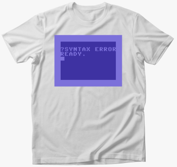 Commodore 64 (C64) majica - Syntax error