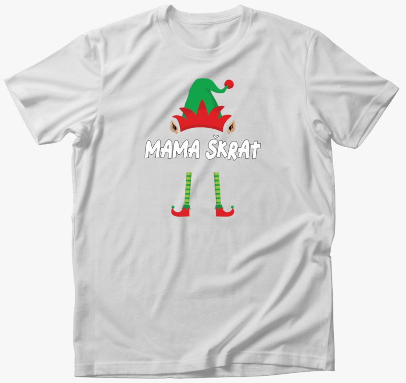 Mama &scaron;krat - novoletna družinska matching kratka majica