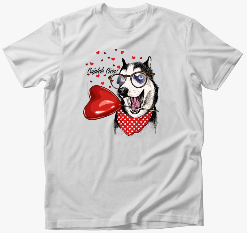 Huskys Valentin napi majica