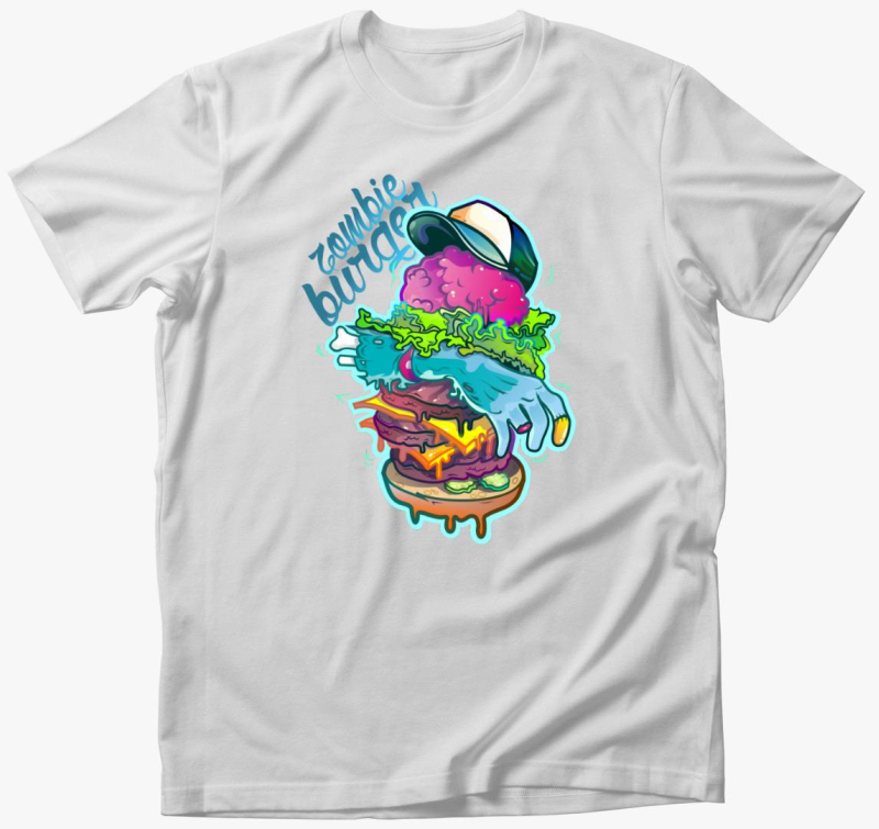 Zombi burger majica
