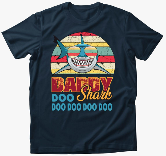 Daddy shark majica