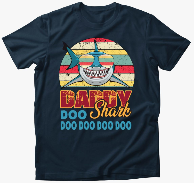 Daddy shark majica