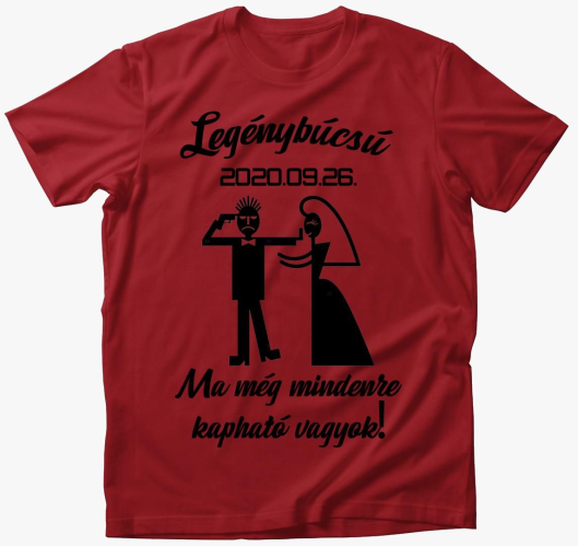majica - nap mikor sem! egyedi