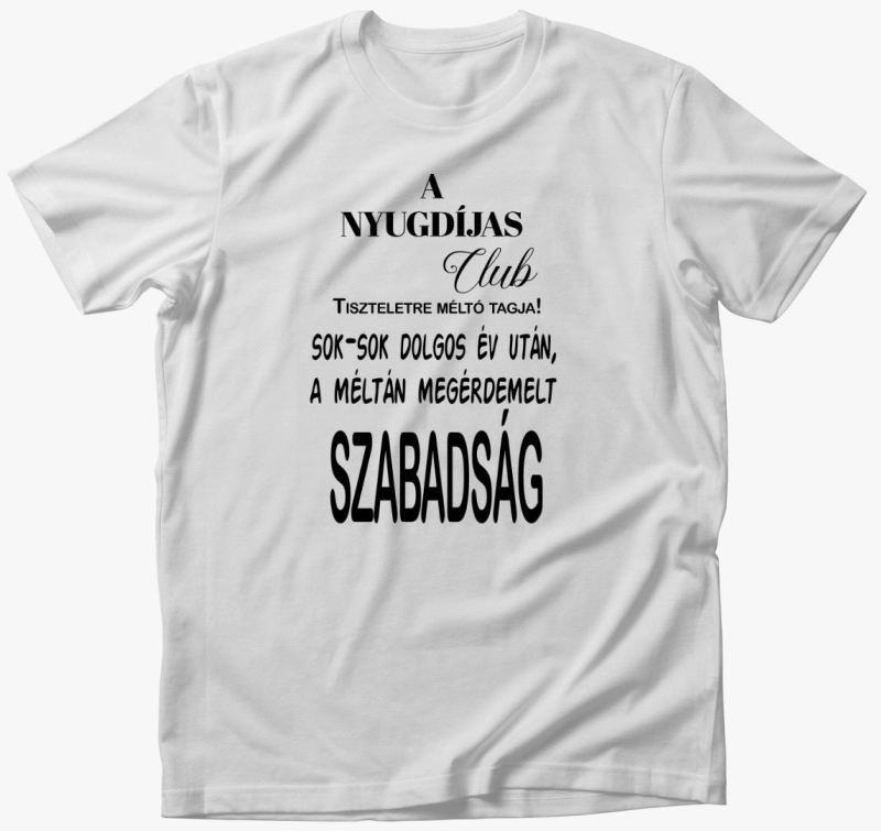 upokojeni sem majica