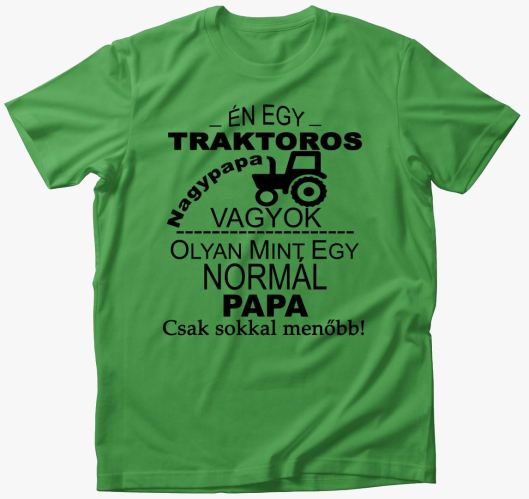 Traktoros papa majica
