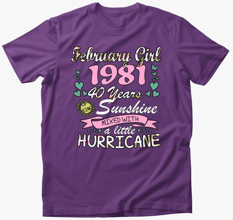 Sunshine and Hurricane Majica - egyedi egyedi