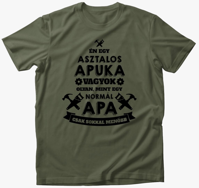 Asztalos apuka majica