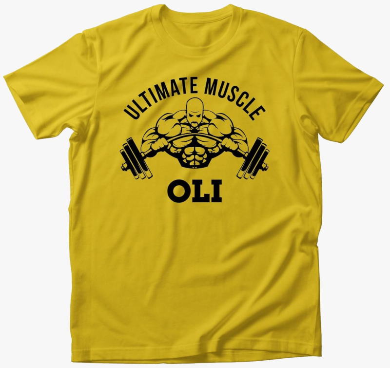 Ultimate Muscle majica - egyedi