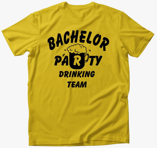 Bachelor party drinking team m...