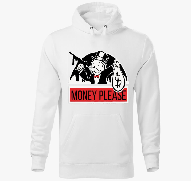 Monopoly Money Please pulover s kapuco