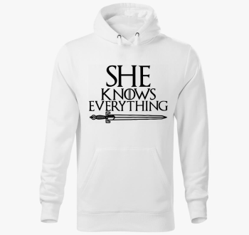 She Knows everything...