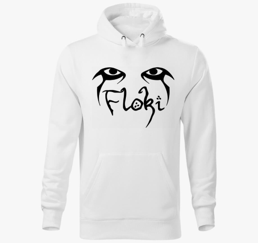 HRAFNA-FLOKI pulover s kapuco