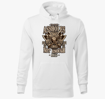 Too many assholes pulover s kapuco