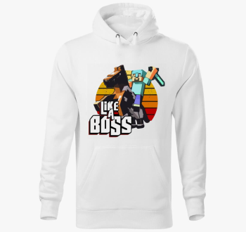 Minecraft Like boss pulover s kapuco
