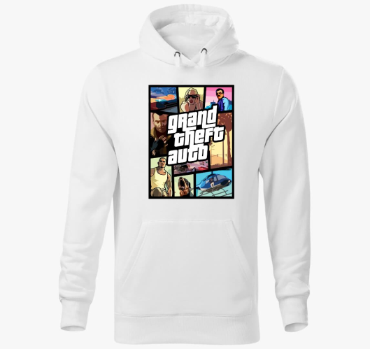 GTA plakat pulover s kapuco