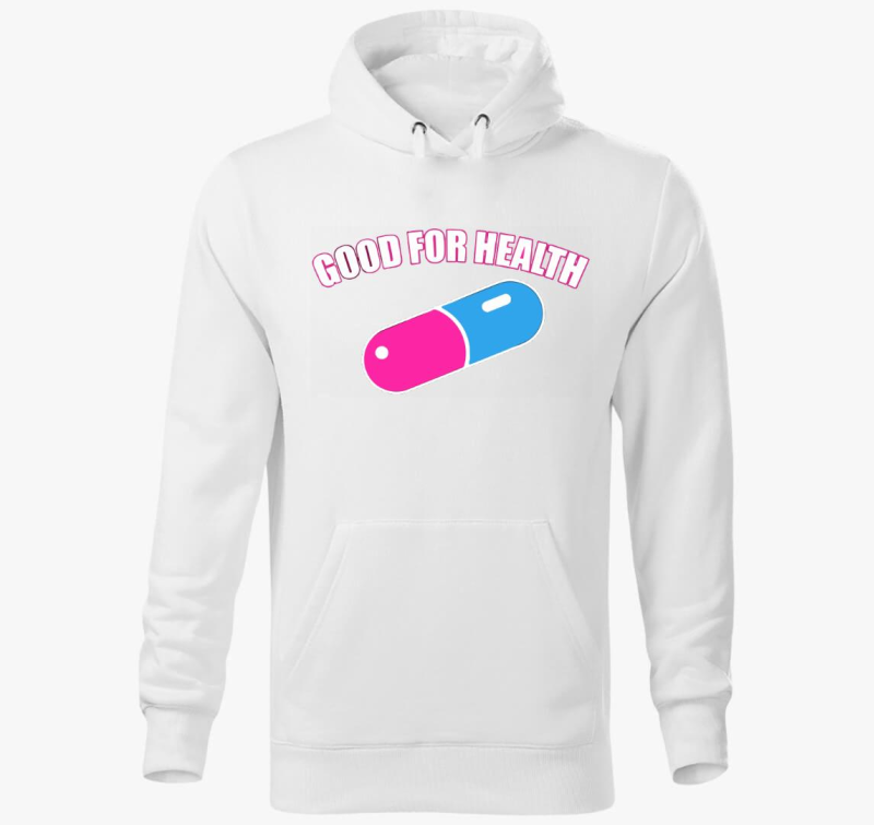Good for health pulover s kapuco