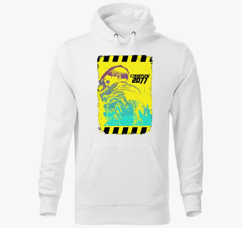 Cyberpunk 2077 plakat pulover s kapuco
