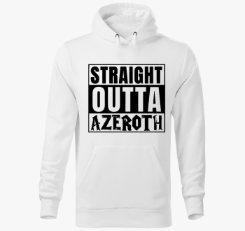 WOW Straight outta azeroth pulover s kapuco