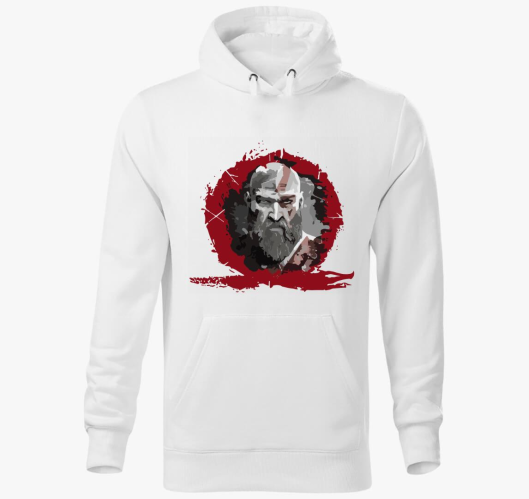 God of war kratos face pulover...