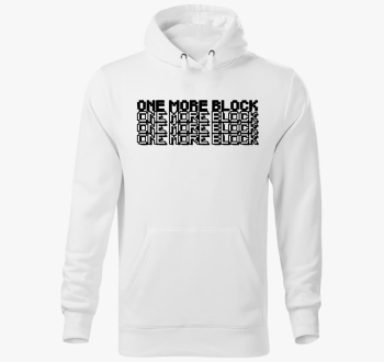 Minecraft one more block pulover s kapuco