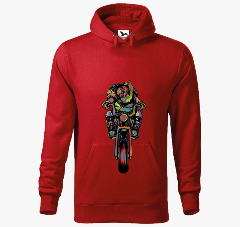 Motoros Art pulover s kapuco