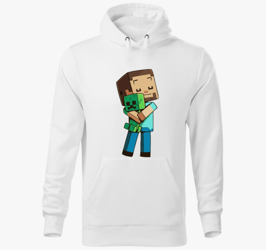 Minecraft Hug pulover s kapuco