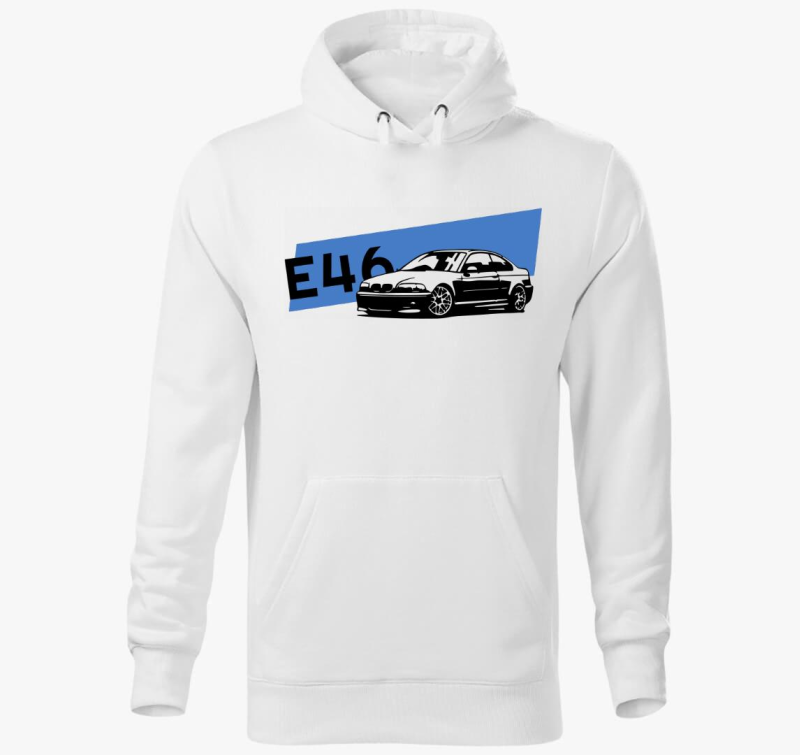 BMW E46 feliratos pulover s kapuco