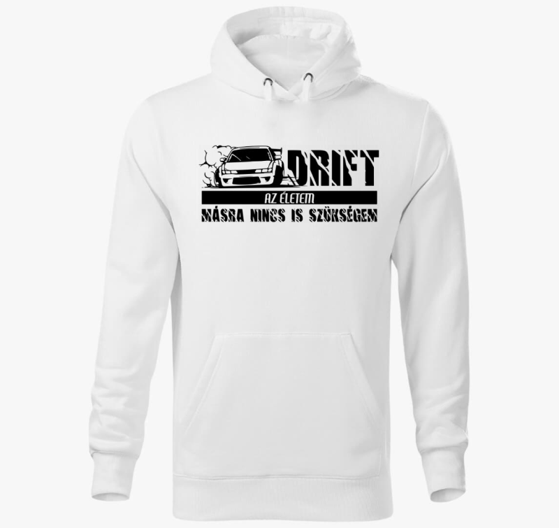Drift je moje življenje pulover s kapuco