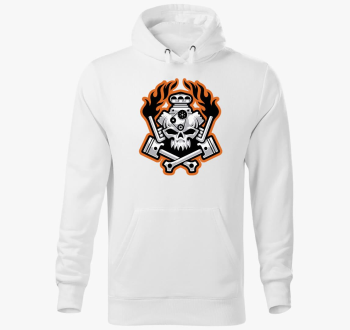 Skull motor pulover s kapuco