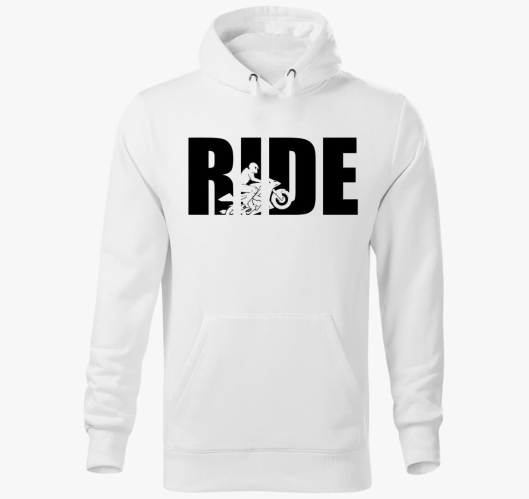 Ride motorcycles pulover s kap...